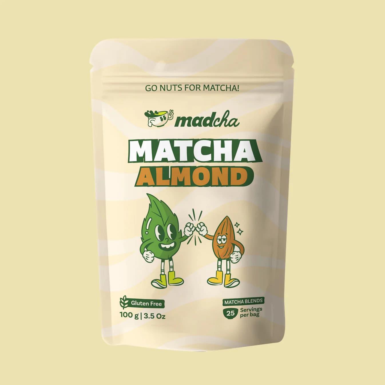 Flavored Matcha Powder Almond