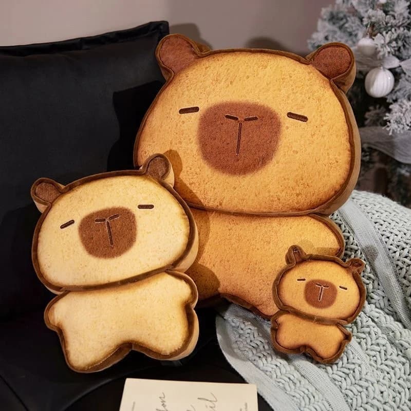 Kawaii Animals Toast Slice Plush