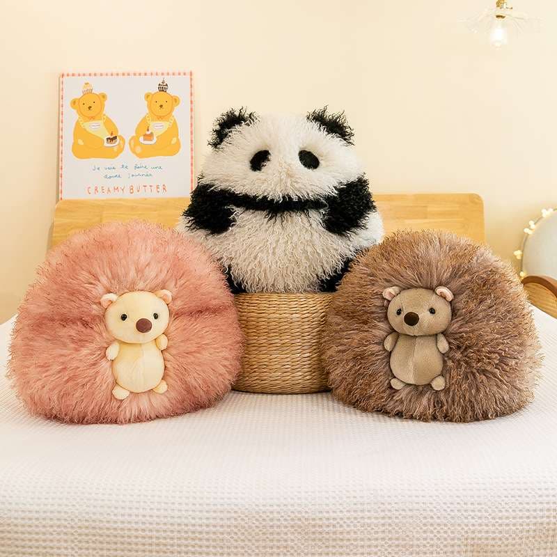 Cute Pink Hedgehog Stuffed Animal