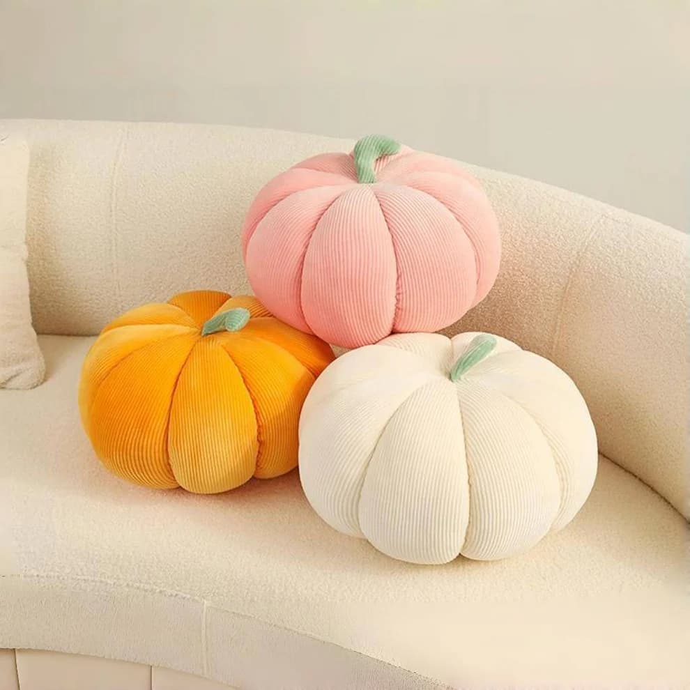 Pastel Color Pumpkin Pillow Stuffed Animal