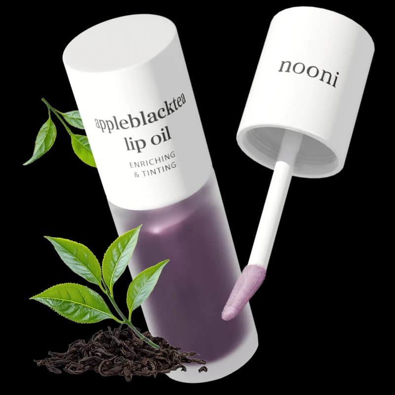 Nooni appleblacktea lip oil