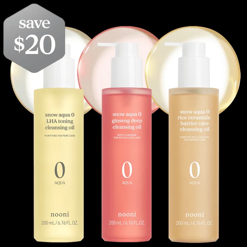 Korean Cleansing Oil Collection (3-Pack)
