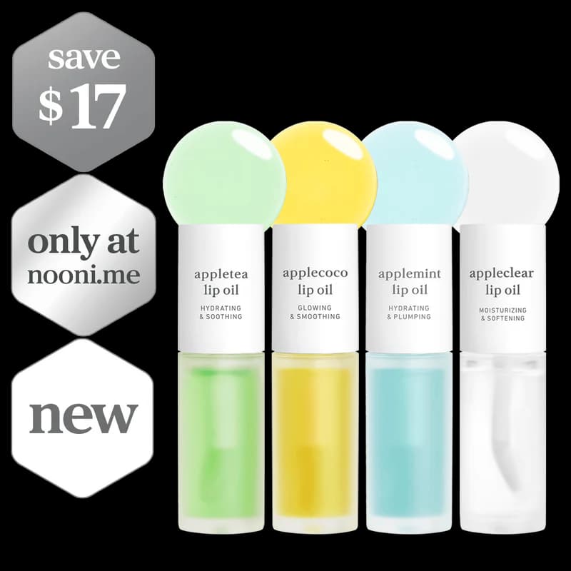Lip Oil: Clear Gloss (4-Pack)