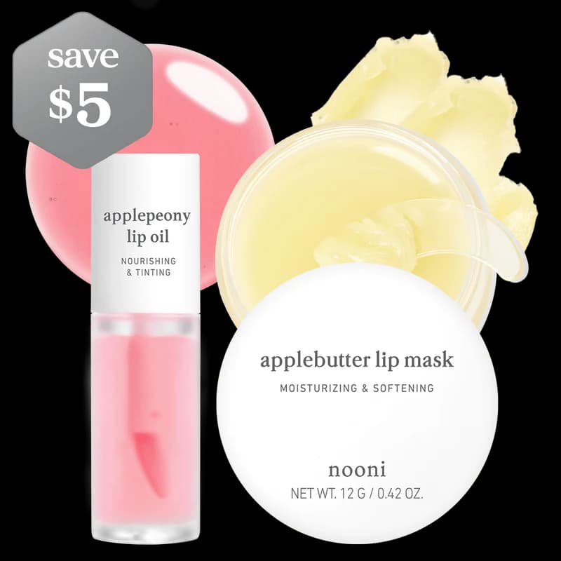 Lip Care: Applepeony Lip Oil & Lip Mask (2-Pack)