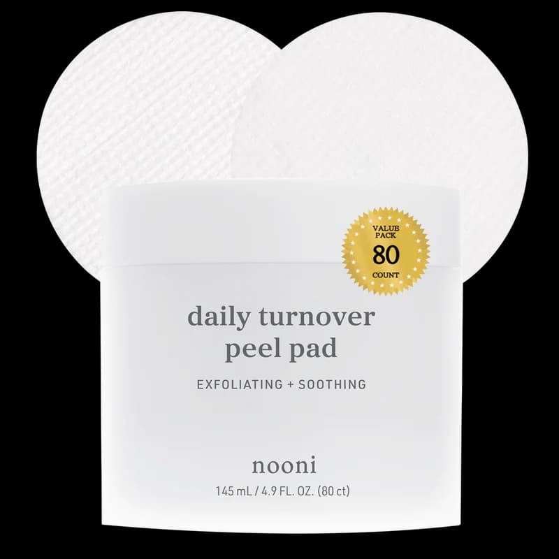 Nooni daily turnover peel pad (80 Count)