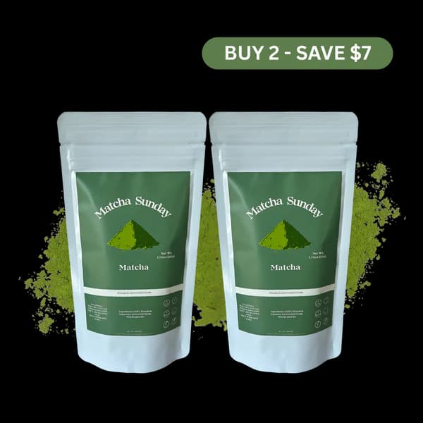 Ceremonial Grade Matcha Powder (50g) - Pack of 2