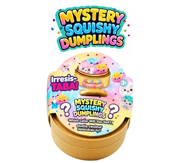 Squishy Mystery Dumpling MIni Taba Glitter Surprise Mystery Squishy 3 Pack