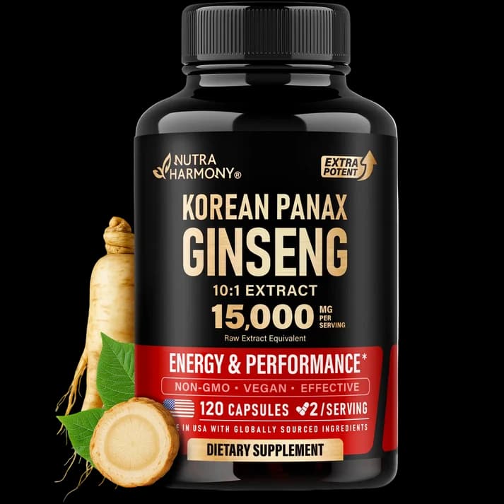 Korean Red Panax Ginseng Supplement for Men
