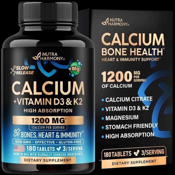 Calcium 1200 mg with Vitamin D3&K2