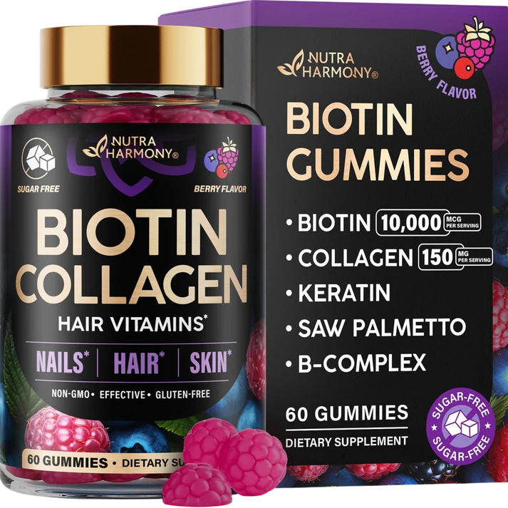 Biotin, Collagen & Keratin | Hair, Skin & Nails Gummies
