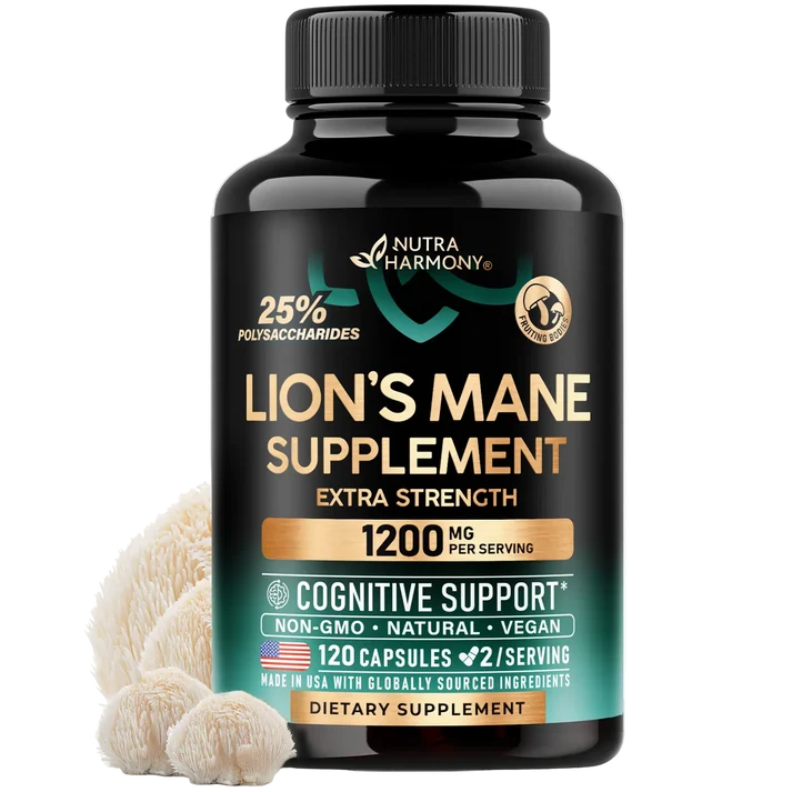Lion's Mane Supplement Capsules