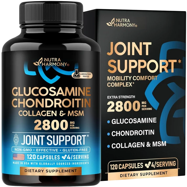 Glucosamine Chondroitin Collagen & MSM Joint Support Capsules